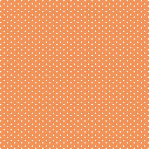 Printed Wafer Paper - Orange Dots - Click Image to Close
